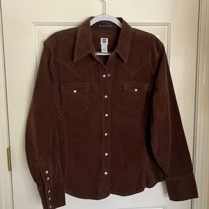 Gap stretch light jacket corduroy brown